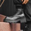 Fashion Casual Men's Boots Thick Bottom Height Increasing Versatile Style Leisure Outdoor Fashion Party Daily Youth Leather Shoes Hot