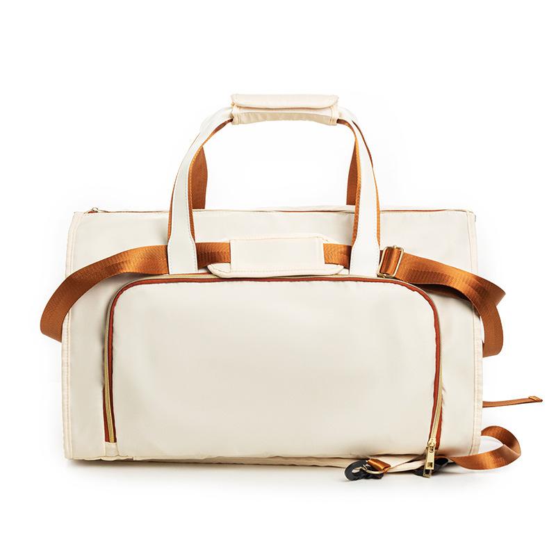 Travel Garment Bag Convertible Belt Removable Hanging Suit Bag Carry-on Travel Luggage Bag