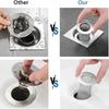 Stainless Steel Sink Drain Strainer Bathroom Sink Bathtub Shower Floor Drain Filter Mesh Basket Anti-Clog Hair Catcher Net