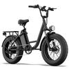 Bicicleta Eléctrica Urlife E26 Pro Motor de 750W Rueda Gruesa de 20" Plegable Bicicleta Eléctrica 7 Velocidades Frenos de Disco Doble 48V 15.6Ah Carga Máxima 120Kg