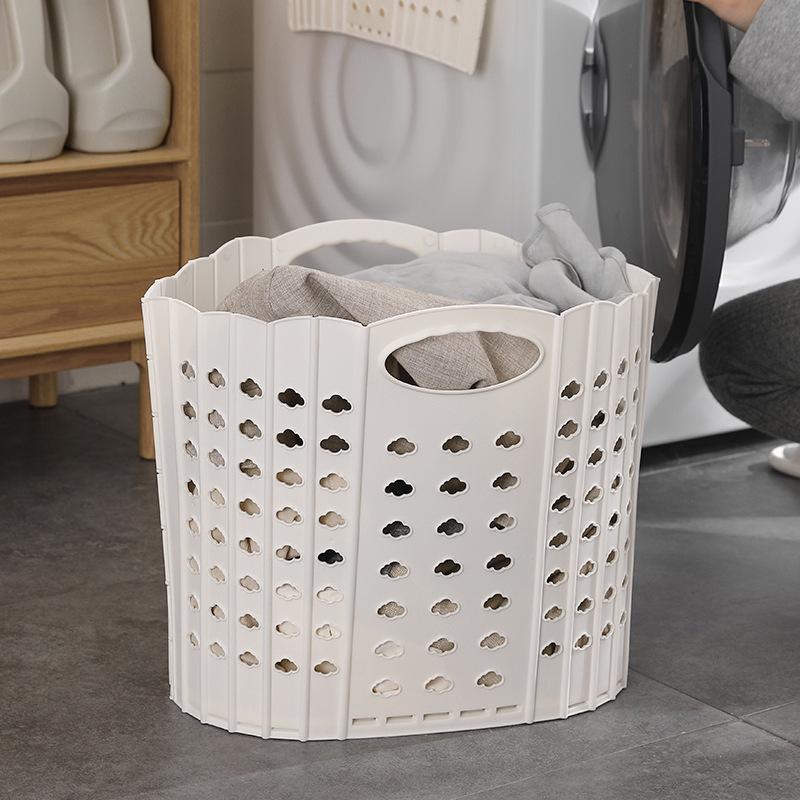 Collapsible Laundry Basket, Toy Storage, and Portable Shower Bin