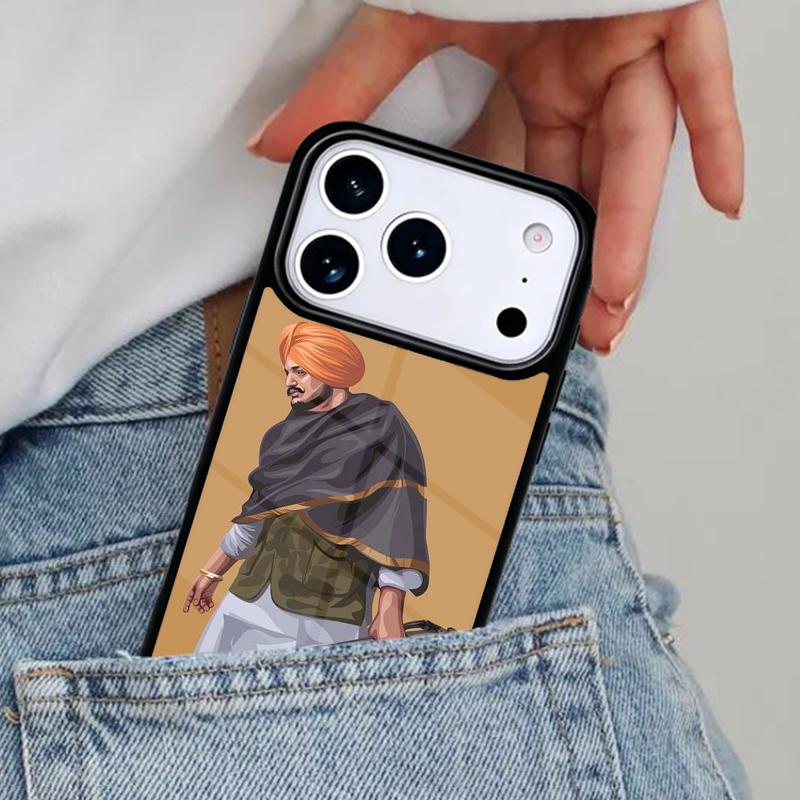 

Sidhu Moosewala soft Phone Case for iPhone 17ProMax 12 13 14 15 16e 17 Pro Max Plus Air Cover iPhone 12 mini