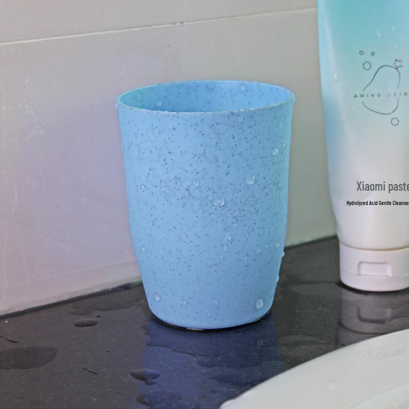 Simple, Stylish Solid Color Toothbrush and Mouthwash Cup Set