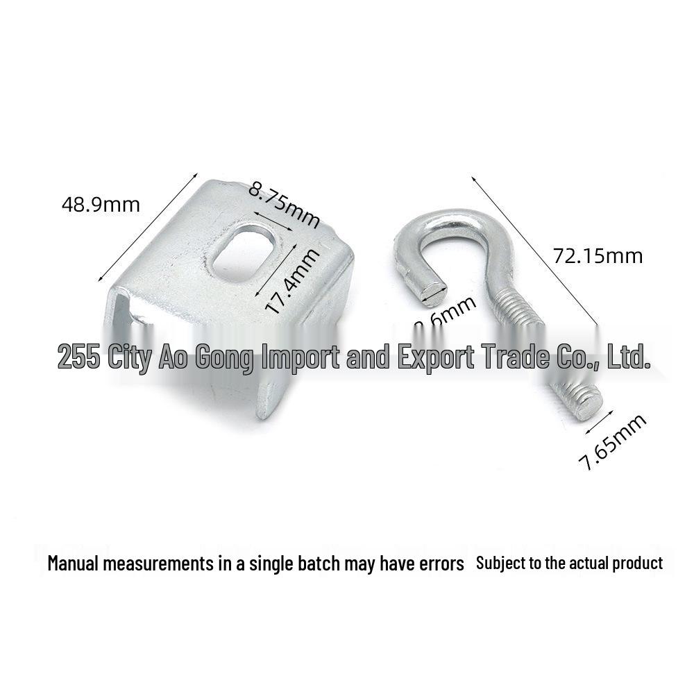 Heavy Duty Shelving Accessories: Warehouse Shelf Buckle, Loft Board Hook, Lifting Hook M8*75
