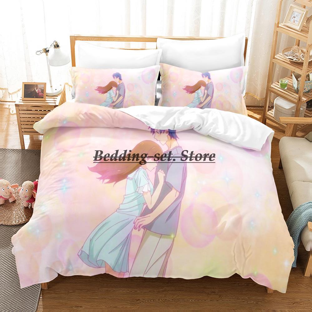 Than A Married Couple Bedding Set Single Twin Full Queen King Size Bed Set Aldult Kid Bedroom Duvetcover Set Anime Bed Sheet Set