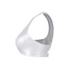 Nike Swoosh Icon Clash Sport-BH mit mittlerem Halt, Damen-Unterwäsche, Metallic-Silber, CT3792-100