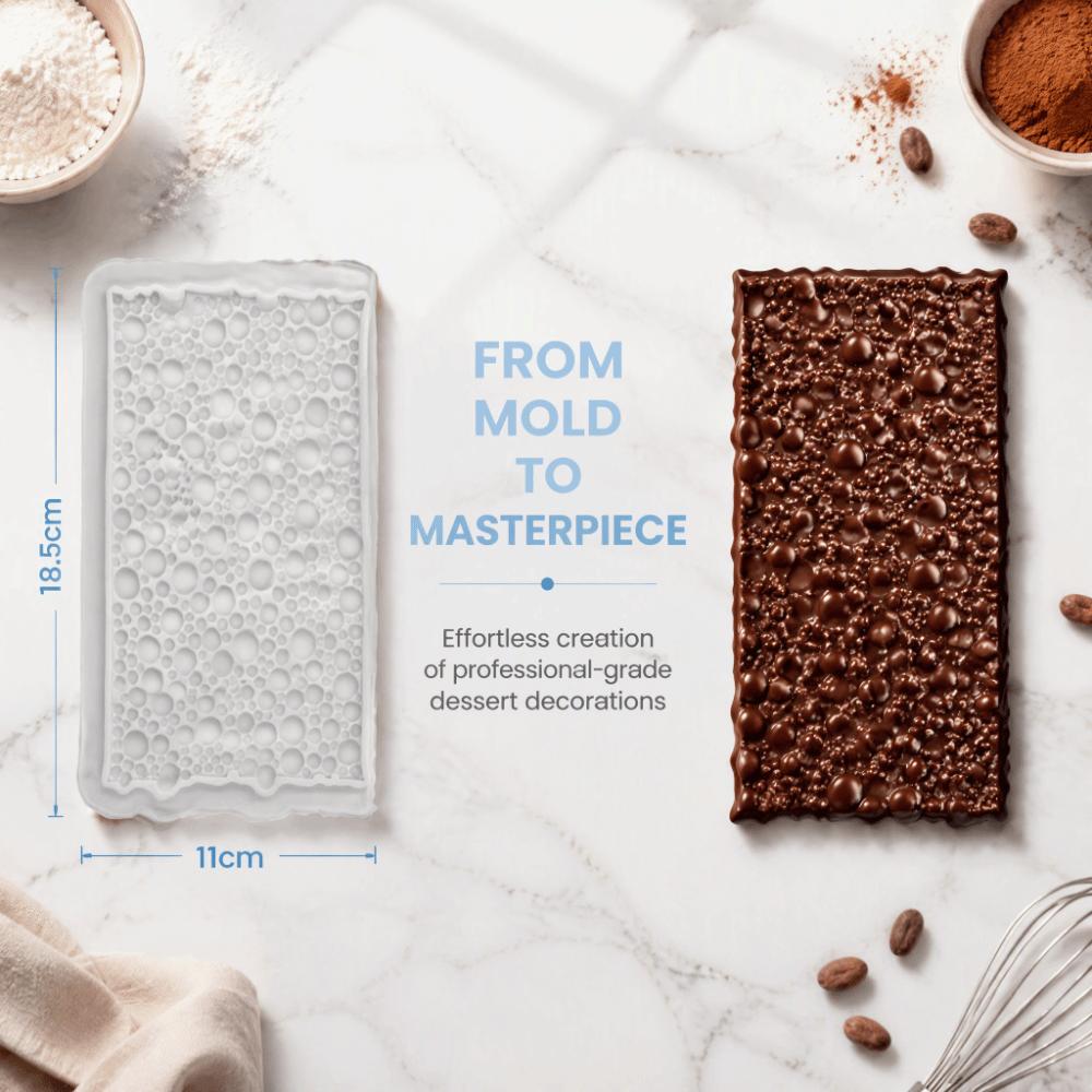 Perlmutt-Textur Kuchenrandform Silikon-Kuchenverzierungswerkzeug Wiederverwendbare Silikonform Kunst