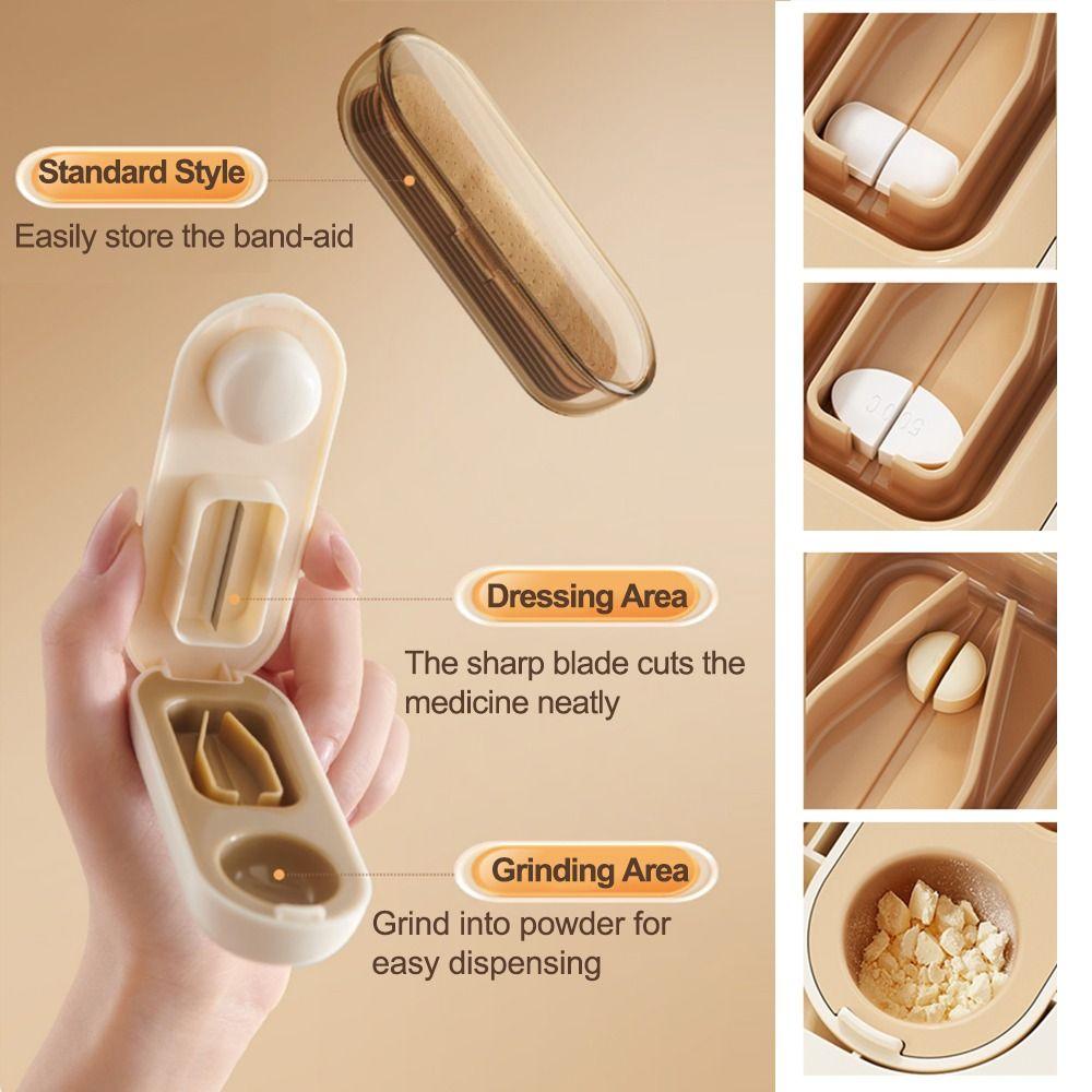 Large Capacity Pill Case 21/22 Grids Medicine Storage Containers Medicine Divider Case  Outdoor