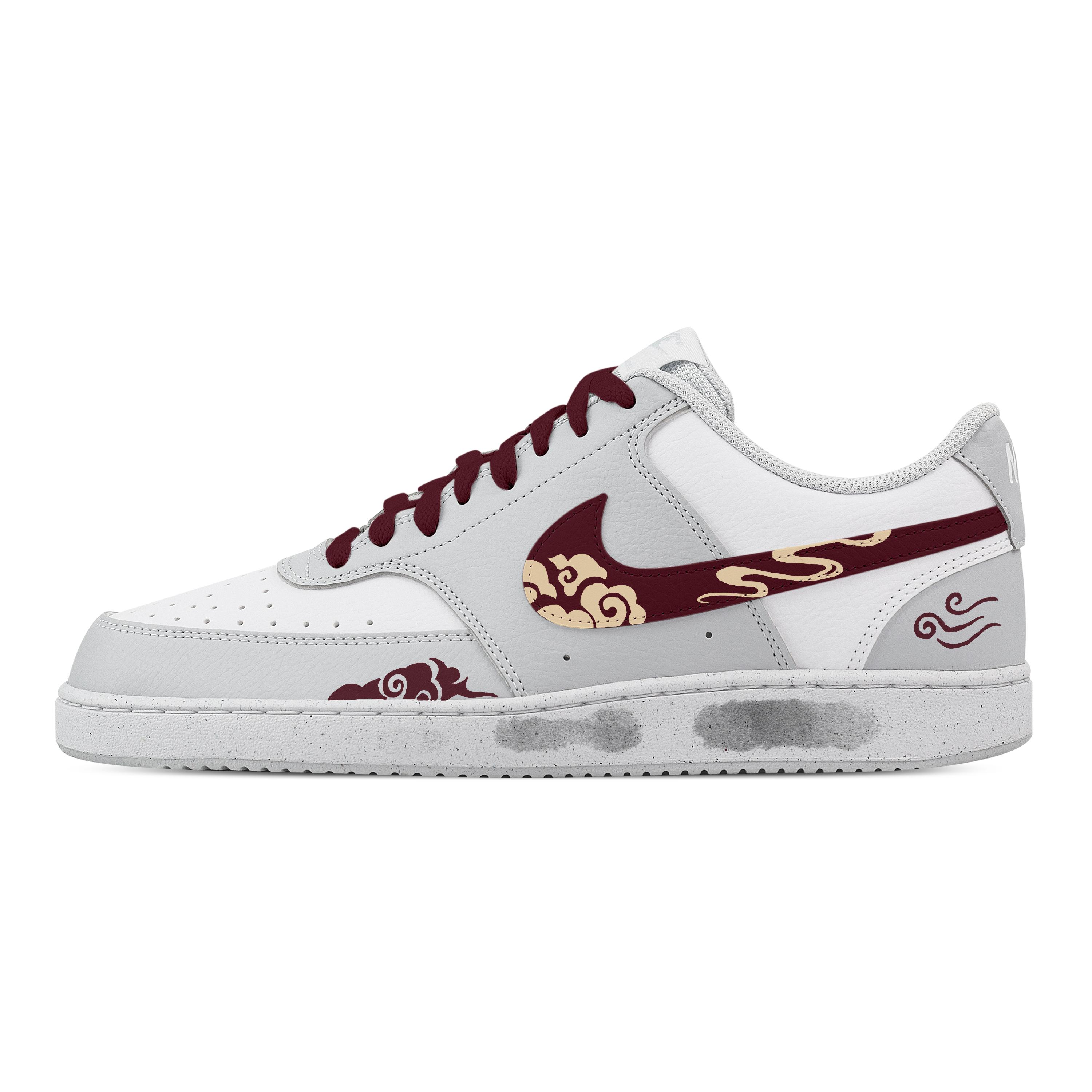 

Nike Court Vision Cloudwood 2 Abrasion Resistant Slip Resistant Low top Skateboard Shoes Men s White Red HM9862-002(Team773-2) 42.5