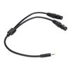 JORINDO Dual XLR Buchse auf 3,5 mm 18 Zoll Stecker Klinkenkabel YSplitter Adapter Patchkabel