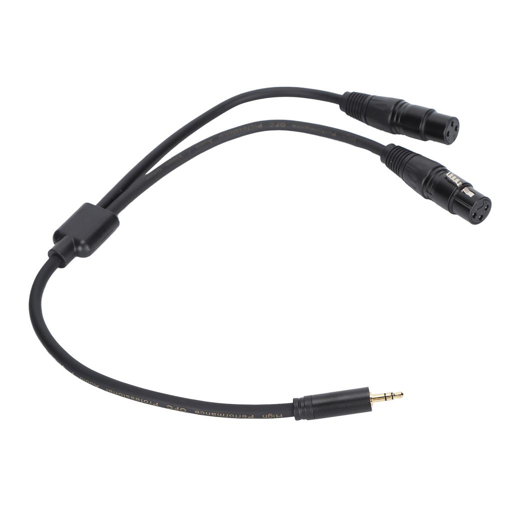 JORINDO Dual XLR Buchse auf 3,5 mm 18 Zoll Stecker Klinkenkabel YSplitter Adapter Patchkabel