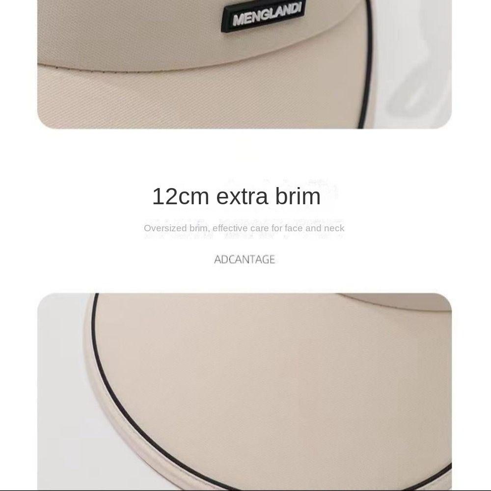 UV Protection Visors Cap Foldable Baseball Cap Summer Beach Hat  Men Women