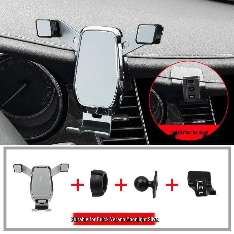 Compatible with 2015-2021 Buick Verano (excludes hatchback GS) car phone holder.