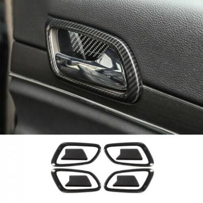 8x Inner Door Bowl Decor Cover Trim for Jeep Grand Cherokee 2011-20 Carbon Fiber