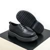 Fashion Handmade Men Leather Oxford Shoes Lace Up Casual Shoes Male Comfortable Formal Dress Footwear Outdoor Daily Derby Shoes Sneakers