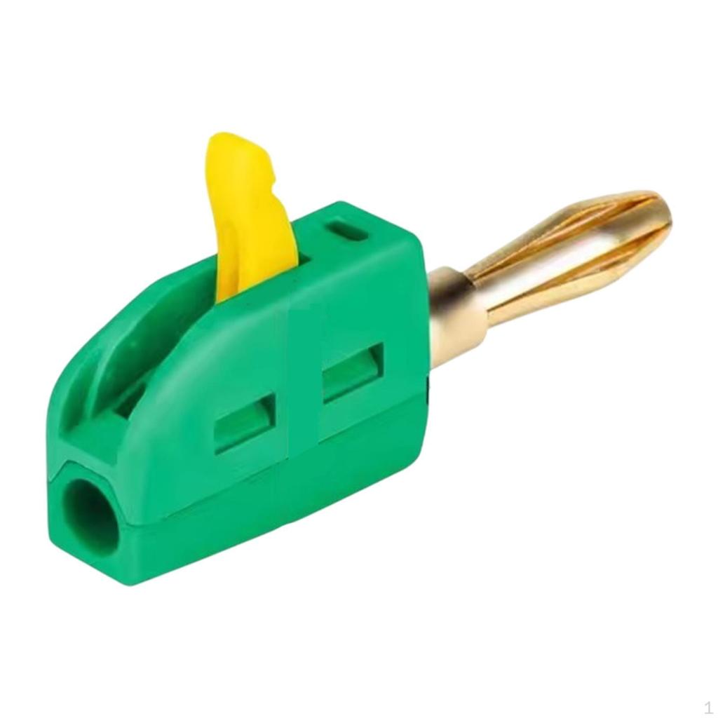 4 Mm Banana Plug, 250 V/32 A, High Strength, Stable Conductivity, Practical Stackable Mini