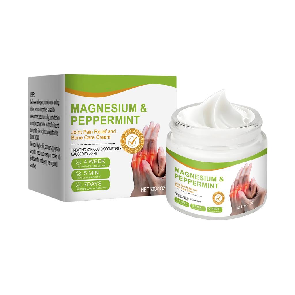 Joint Soothing And Care Magnesium Cream Nourishes Bones, Soothes Hands And Feet Joints, Reduces Joint Pain And Muscle Discomfort.