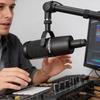 Audio-Technica AT2035 Cardioid Condenser Microphone Bundle with Boom Stand XLR Cable Pop Filter and Polishing Cloth