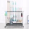 Yidashang No-Drill Stainless Steel Mop & Broom Holder