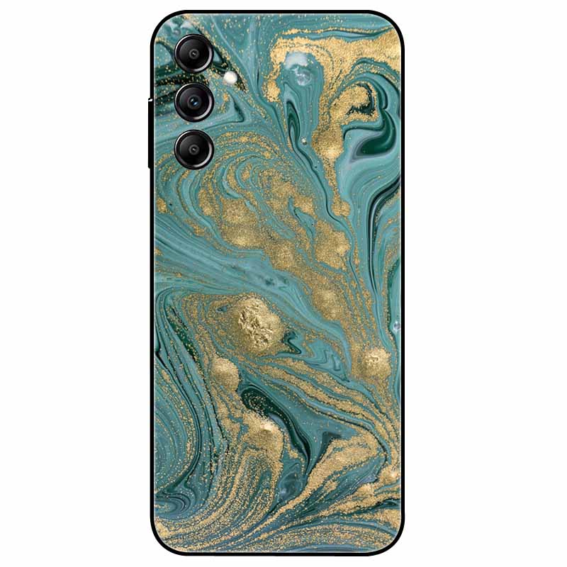 Hülle Für Samsung Galaxy A54 5G A34 A24 S23 Hülle Blume Marmor TPU Weiche Silikonhülle für GalaxyA54 A 34 Bemalte Handyhüllen