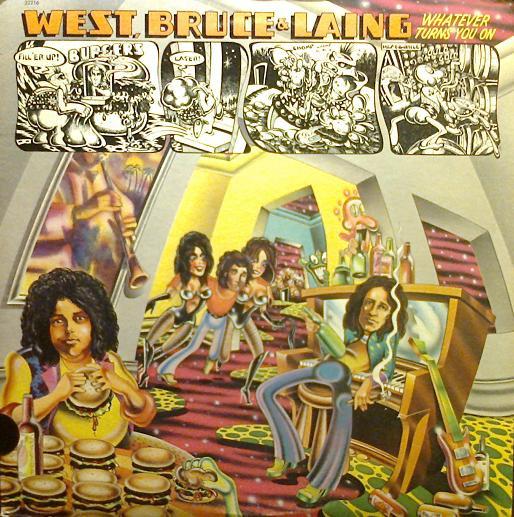 Виниловая пластинка WEST BRUCE LAING Whatever Turns You On C32216 Windfall Record 1973 США Рок Б/у