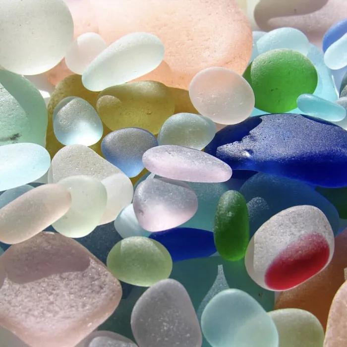 Seaglass Soap Resembling the sea_Shell White