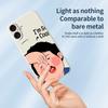 For iPhone 17 Case Make Faces Kid Pattern Printing Straight Edge TPU Phone Back Cover