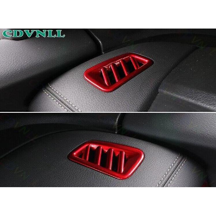 Dashboard L&R Air Outlet Vent Cover For Nissan Sentra Sylphy -24 Bright Red