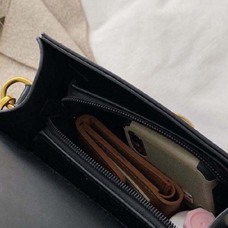 Womens Mini Square Bag Casual Messenger Bag Trend Crossbody Bag PU Shoulder Bag