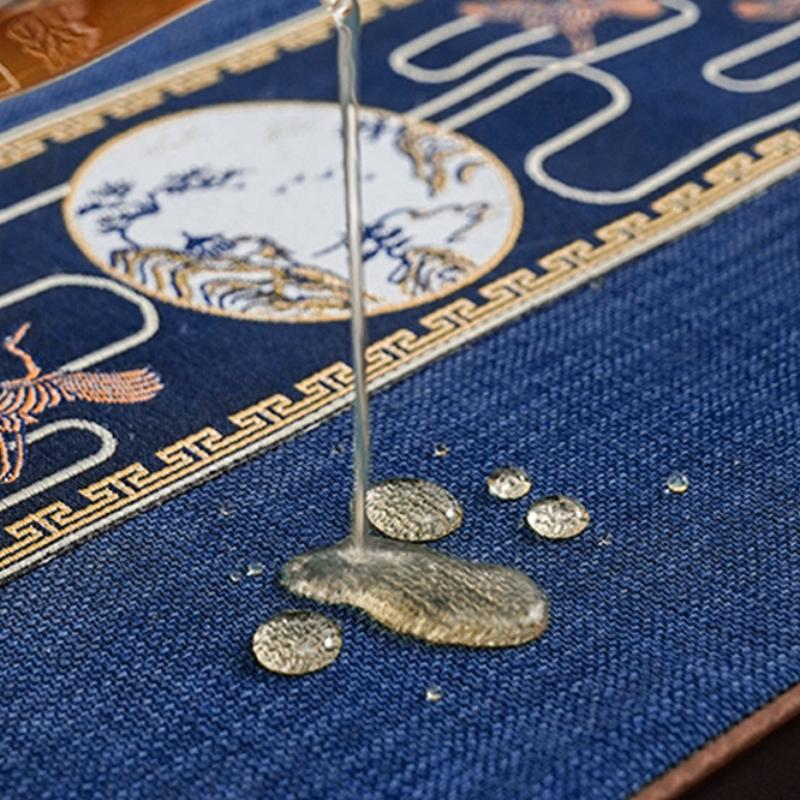 New Chinese Waterproof Table Flag Tea Ceremony, Zen, Tea Mat, Tea Tablecloth Hot Selling Long Tablecloth In Chinese Style