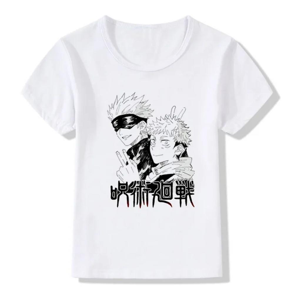 Kids T Shirt Anime Jujutsu Kaisen Cartoon Print Funny Boys T shirt Summer Short Sleeve Baby Girls Clothes Children Tops,HKP5469