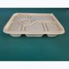 Compostable 6-Compartment Corn Starch Takeaway Containers