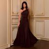 Sommer neue Temperament schräger Ausschnitt ein Schulter ärmellos gefaltete Taille Chiffon-Patchwork großer Saum Kleid Rock Damen