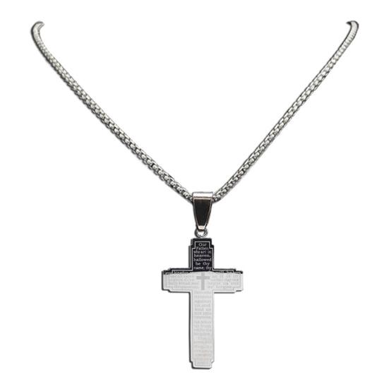 Unisex Lightweight Necklace Letter Carved Pendant Necklace Exquisite Design Non-Fading Electroplated Charm Necklace