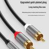 Premium 3.5mm to Dual RCA Audio Cable for Mobile Phones and Speakers/Subwoofers