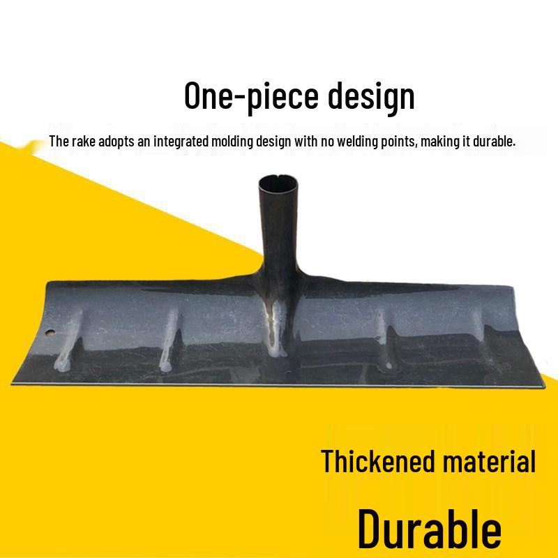 Large Manganese Steel Scraper Rake for Concrete, Cement, Sand, Gravel, and Grain