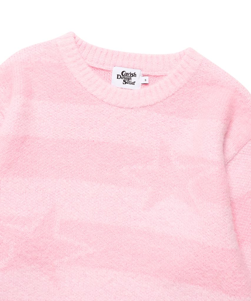 CAVISH Brushed Star Knit Sweater Pink(Cv2Ffuk600A)