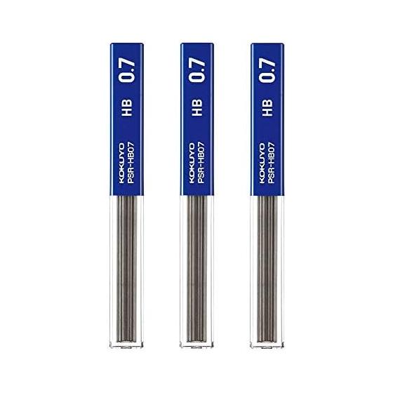 KOKUYO Mechanical Pencil Lead Refills, 0.7mm, HB, 3-Pack