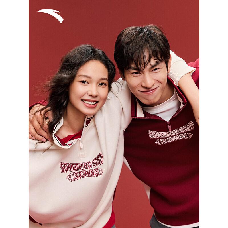 ANTA 'Good Things Happen' Half-Zip Pullover Sweatshirt