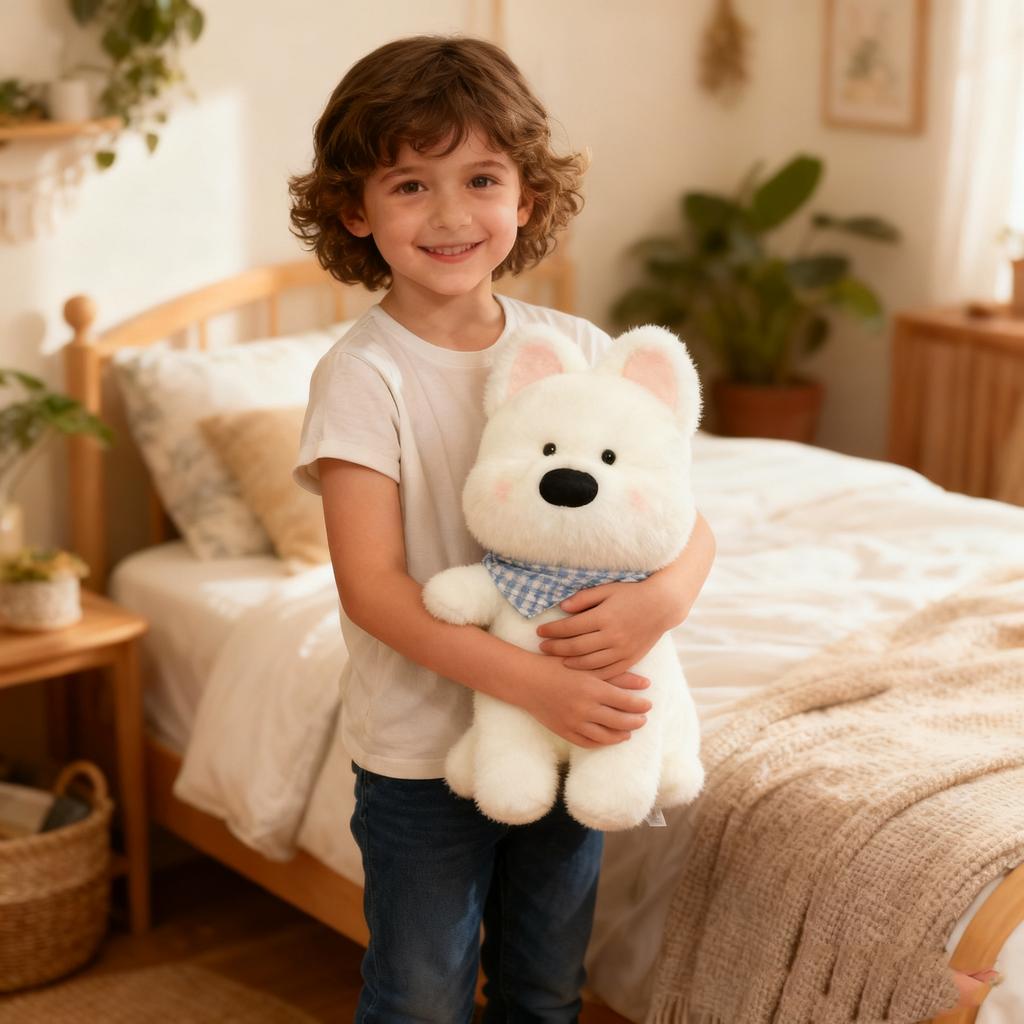 Puppy Doll: Checkered Scarf  Tender Blush, Soft And Cute And  Appearance, Taking Care Of Your Warmth And Cuteness