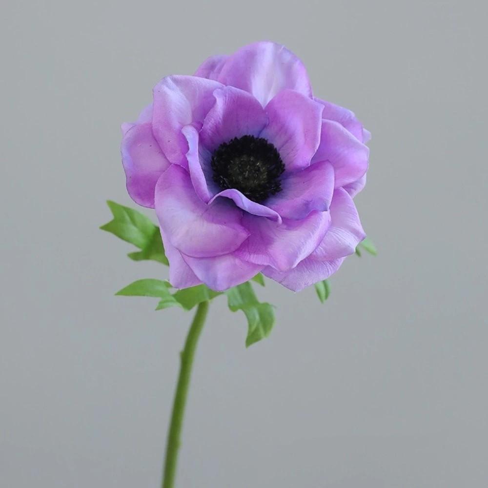 Real Touch Artificial Anemone Handmade Plastic Simulation Flowers Realistic Lifelike Fake Flower Plants Wedding Party Decor