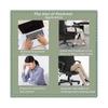 Footrest Swing Massaging Foot Rest Support Ergonomic Under Desk Footrest for Office Chair,Foot Stool Office&Airplane Travel-Back&Leg Pain Relief