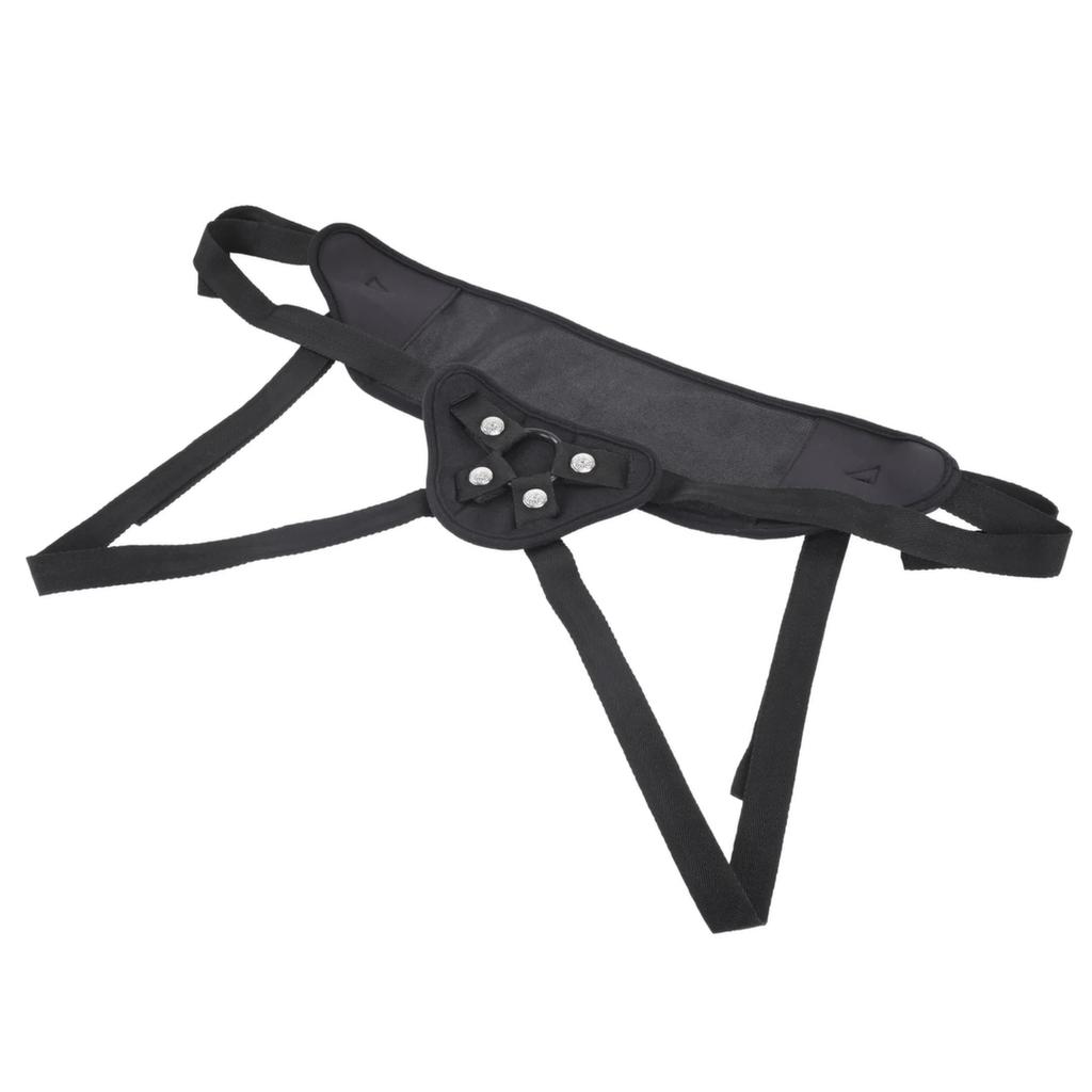 Sportsheets - Strap-On Harness with Back Waist Belt Black