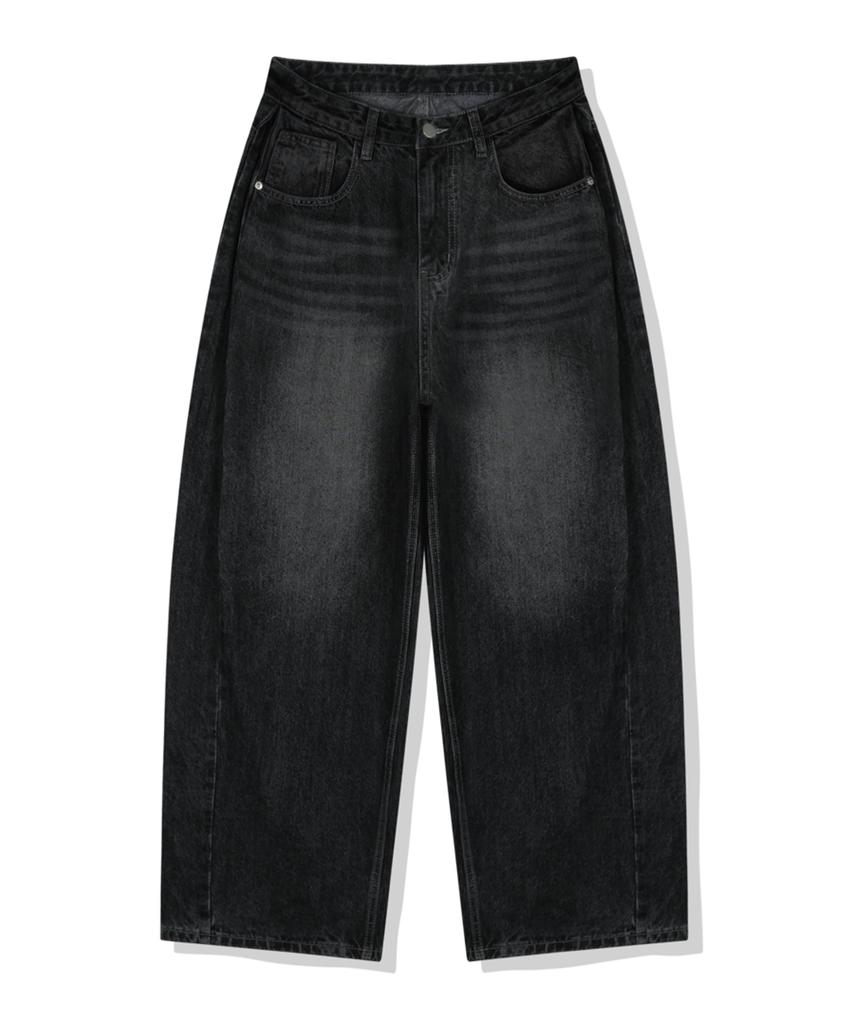 ULIFEZIP Teen Side Pintuck Denim Women'S Washed Pants 6 Colors [Ulzd_0010] (B Type)