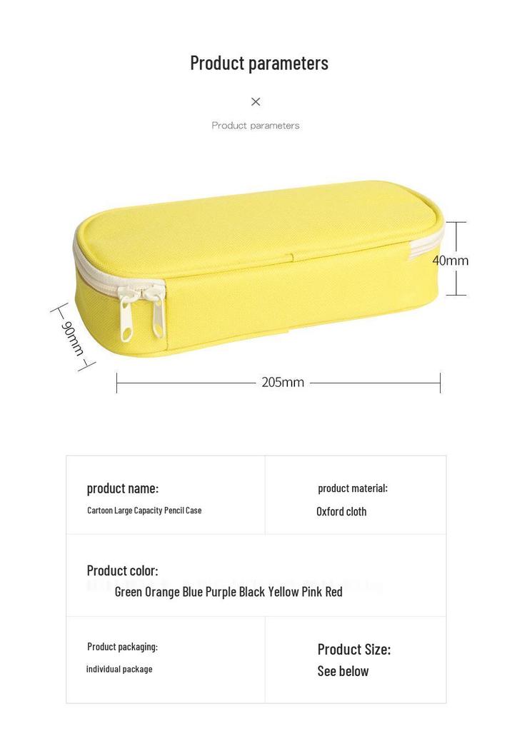 K-pop Demon Hunter Girl Group Pencil Case - Korean Style, Multi-functional Oxford Cloth Stationery Box for Junior & High School Students