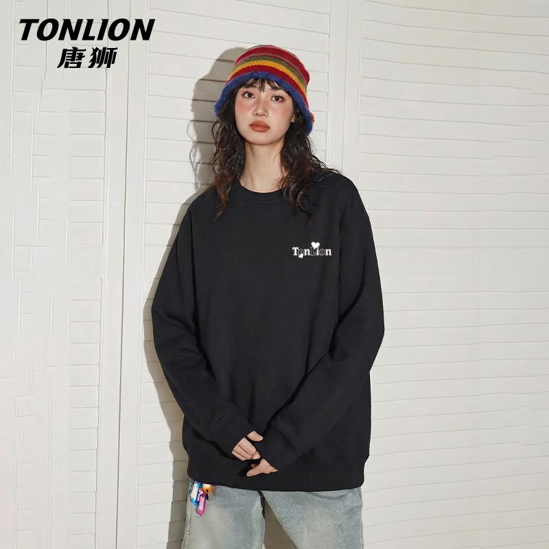 TonLion Women's Long Sleeve Crewneck Sweatshirt