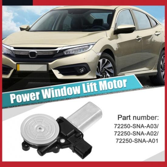 Pack of 1 for Honda Civic 72250-SNA-A03 Car Front Left Power Window Lift Motor