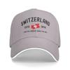 New Switzerland Flag Baseball Cap  yk Cool Trucker Hat Summer Unisex Women Kpop Rock Baseball Caps