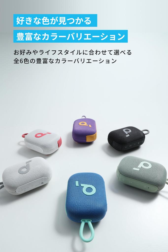 Anker Soundcore Select 4 Go Bluetooth Speaker [20-Hour Playtime 5W Output Passive Radiator IP67 Dustproof and Waterproof Wireless Stereo Support]