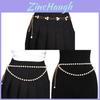 Metal Body Chain For Men Women With Adjustable Pearl Design For Fashion Style